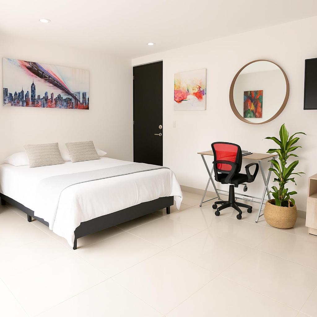 Loft Moderno En El Poblado Con Vista Y Parqueadero Mio Lofts Apartment Medellin Exterior photo